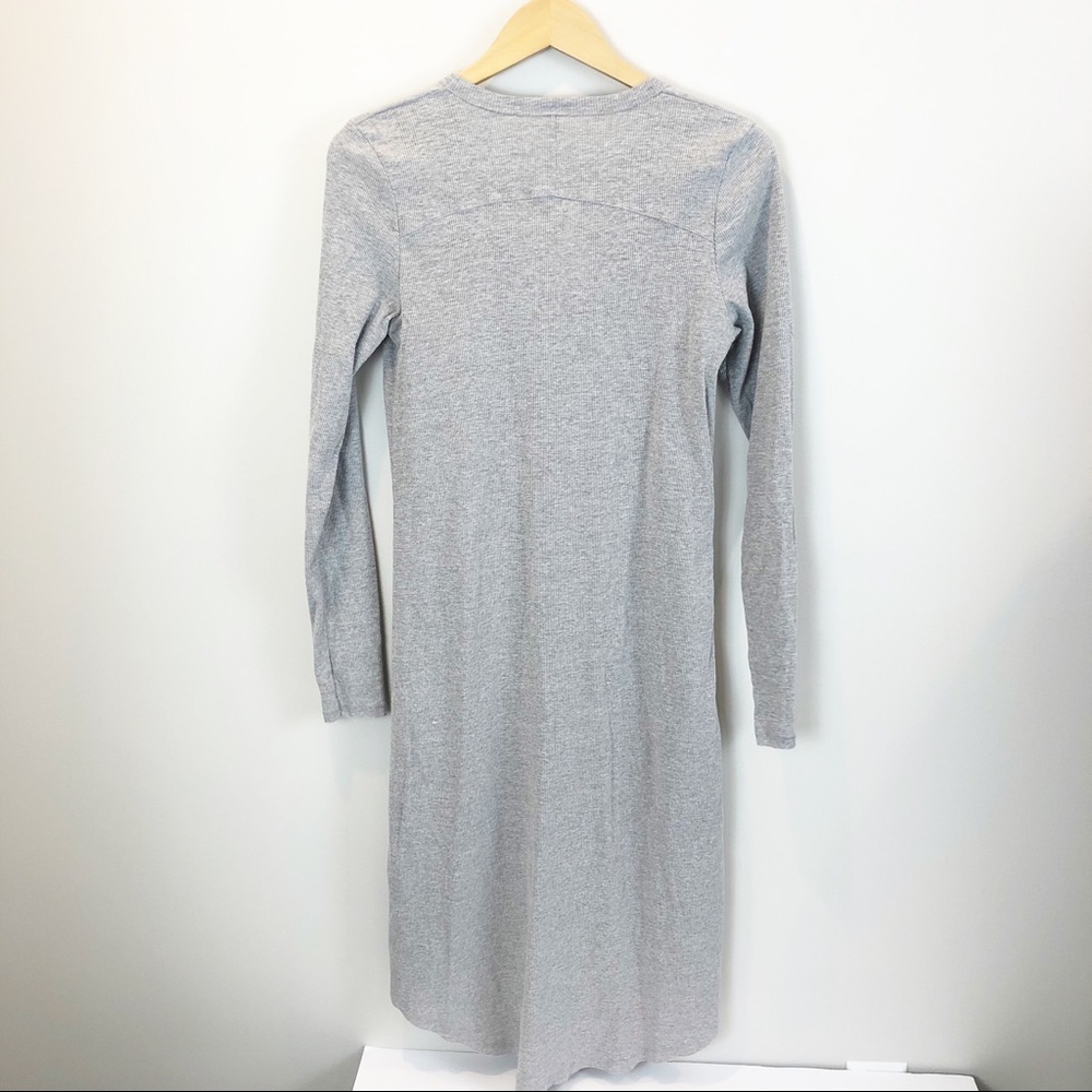 Wishlist Grey High Low Button Front Duster - image 6